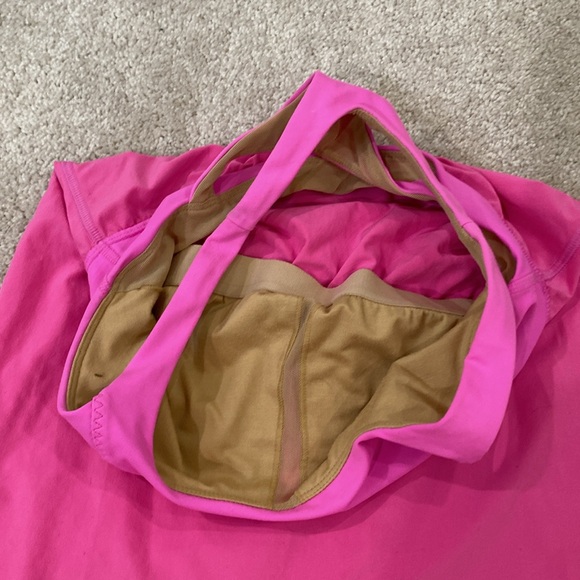 Lululemon workout top built in bra pink 4 - Picture 2 of 4